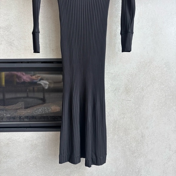 ME+EM Ribbed Long Sleeve Midi Dress, Size 8 - Picture 3 of 11